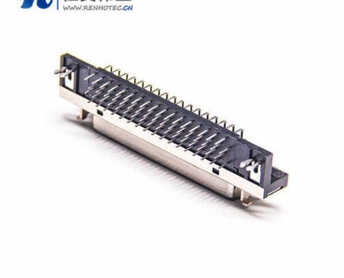 SCSI36連接器HPCN插板插座彎式母頭