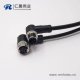 m12電纜彎母頭A編碼1M AWG223芯不帶屏蔽工業(yè)防水連接器