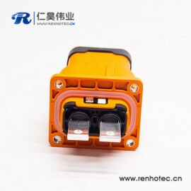 2芯150A電動(dòng)汽車連接器高壓互鎖