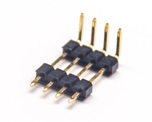 單排雙塑排針90度間距2.54mm插PCB板10pcs