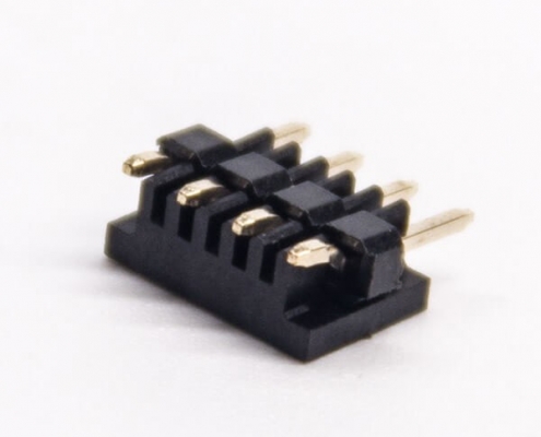 10pcs4針排針單排直式180度pcb安裝臥式帶CAP帽