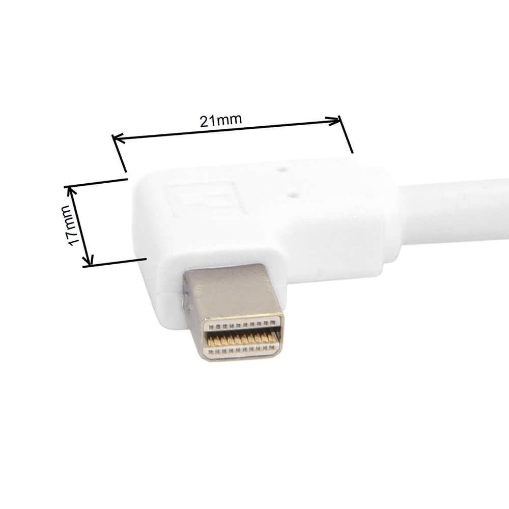 Mini+DisplayPort+ 轉(zhuǎn)HDMI公轉(zhuǎn)母轉(zhuǎn)接線0.5米