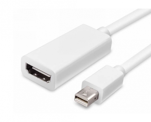 Mini+DisplayPort+轉(zhuǎn)HDMI公轉(zhuǎn)母轉(zhuǎn)接線0.5米