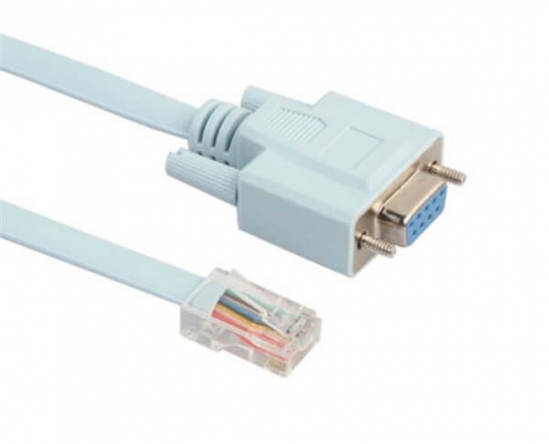 DB9 轉(zhuǎn)RJ45 線材白色連接器