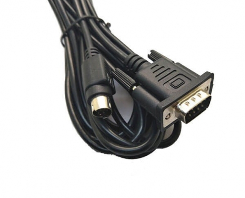 DB9P轉(zhuǎn)MINI DIN8P公28AWG 通訊電纜20cm